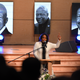 Maya Rockeymoore Cummings speaks during funeral services for late U.S. Representative Elijah Cummings (D-Md.) at the New Psalmist Baptist Church Oct. 25, 2019, in Baltimore.